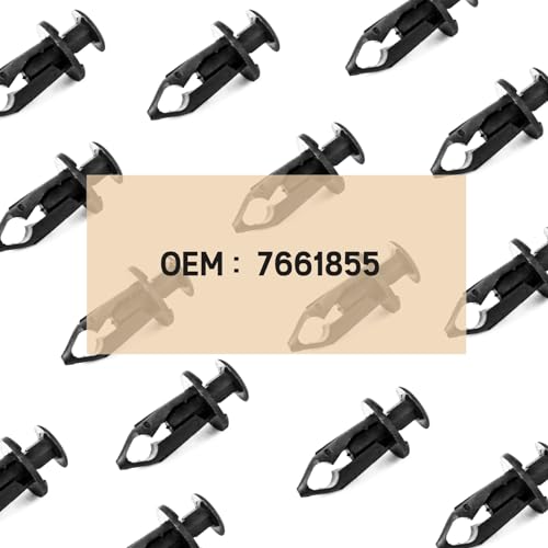 UNIGT 150pcs ATV UTV Body Fastener Rivets Push Pin Compatible with Can Am 293150089 Polaris 7661855 RZR Ranger Suzuki Kawasaki Rancher 90653-HC4-900 Plastic Fender Clips