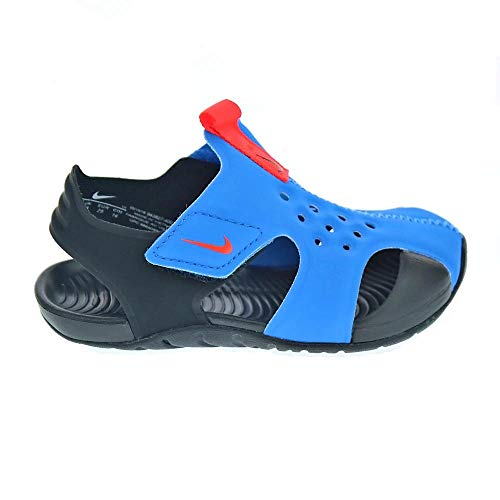 Nike Sunray Protect 2 (PS), Chaussures de Plage & Piscine, Bleu (Photo Blue/BRT Crimson/Black 400), 35 EU