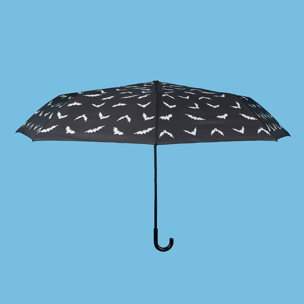 Balvi Ombrello Batumbrella Colore nero Un design con pipistrelli ovunque Nylon