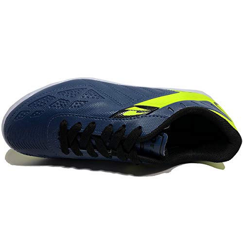 Chuteira Society Dray Topfly X2 Masculina - Marinho e Verde Limão - 40