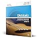 D'Addario Acoustic Bass Guitar Strings - Acoustic Bass Strings - Phosphor Bronze - EPBB170 - Acoustic Bass Guitar 4 String Set - ‎45-100 Gauge - 1 Pack