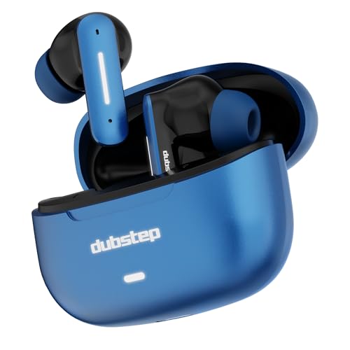 Image of Dubstep Buzz X6 Upto 54hrs Playtime|13mm Neodymium Driver| XBass Technology|TWS Ear Buds Wireless Earphones with mic -S.Blue