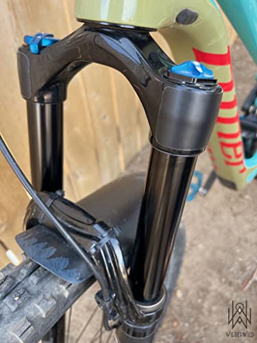 Wilderwild Bike Fork And Chainstay Protector Tape- High Impact Vinyl (4”X36) Bike Frame Protection Tape, Mtn Bike Frame Protector, Bike Wrap Frame Guard Helicopter Tape (Clear Matte) #TOP7