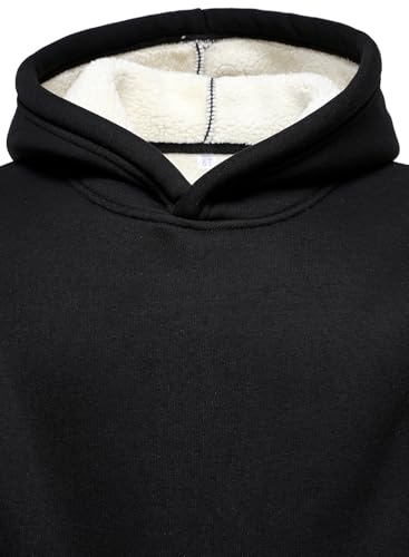 HOOD CREW Boy’s Fleece Pullover Hoodie Long Sleeve Warm Hooded Sweatshirt with Pocket for Kids4