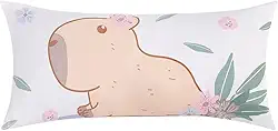 Body Pillow com Fronha Mundo Kids Malha - Capi - 30cm x 65cm