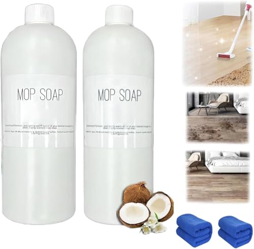 Jabón de trapeador de ondas brasileñas, jabón de mopa de ondas brasileñas, jabón de fregona altamente perfumado, limpiador multiusos líquido aromático, limpiador de madera para trapear, suministros de