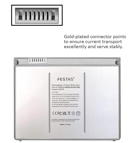 Batterie A1175 Lithium-Polymère stable pour MacBook Pro 15 pouces MA348 - 6