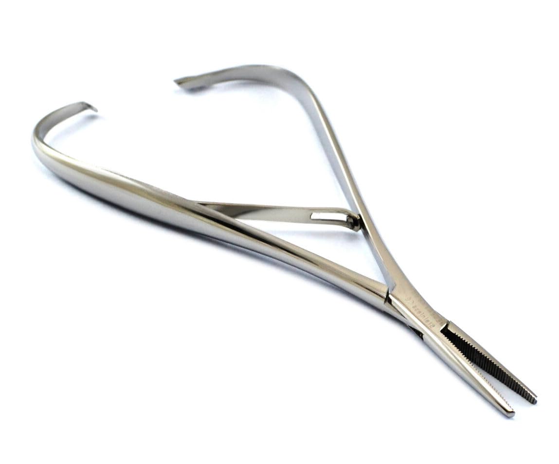 AmeriCan Goods Premium Stainless Steel Professional Matthieu Needle Holder 6 1/2