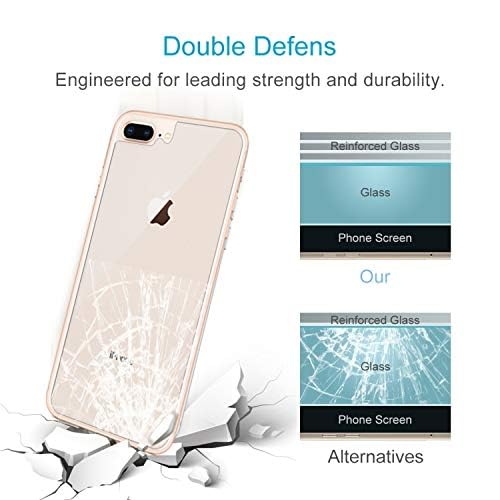 Protector de Pantalla CE 100 PCS for el iPhone 8 0.3mm 9H Dureza Superficial 2.5D de Borde Curvado a Prueba de explosiones Prima de Vidrio Templado Back del Plus y 7 Plus