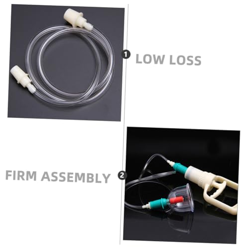 SMASOLO 5Pcs Líneas de Extensión para Máquina de Ventosas Tubos Conectores Durables para Terapia de Ventosas Compatible con Todas las Máquinas de Ventosas Accesorio Esencial para Terapia de Espalda miniatura 3