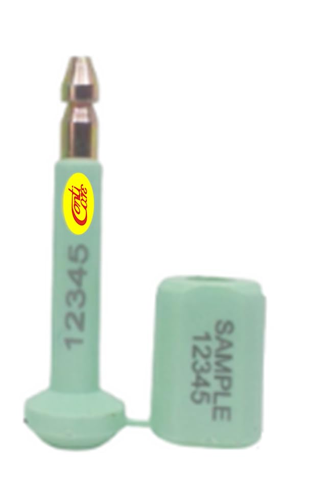 CONTICARE® seals container Bolt seal container security seal Truck seal Tamper sealContiCarE container Bolt seal, security seal (50 pcs, Colour - Pista Green)