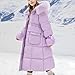 Long Puffer Coat for Girls Thicken Warm Long Sleeve Down Jacket for Kids Fashion Winter Outerwear With Fur Hood