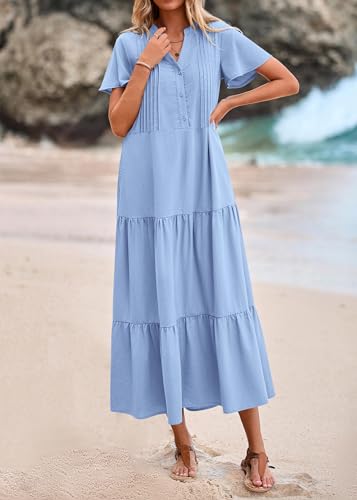 Image of KIRUNDO Summer Maxi Dresses for Women 2026