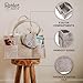 Parker Baby Diaper Caddy - Nursery Storage Bin and Car Organizer for Diapers and Baby Wipes - White, Large