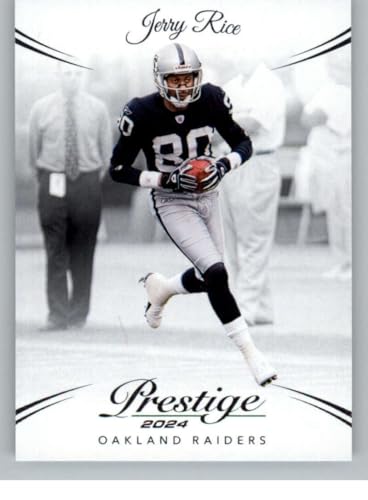 2024 Panini Prestige 162 Jerry Rice Oakland Raiders NFL Football Base Trading Card