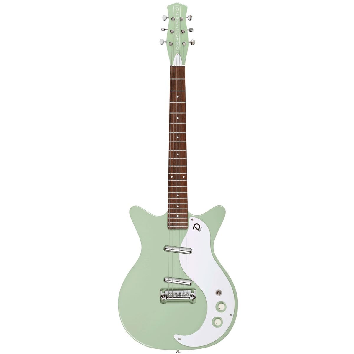 Amazon.com: Danelectro '59M NOS+ Electric Guitar - Keen Green