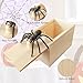 Spinne,Prank,Spinnen Spielzeug Box Holz,Scherzartikel für Halloween Streich,Erwachsene Kinder,Plastik Schwarze Realistische,Springendes Geschenkboxen,Gift Halloween-Spielzeug Gummispinne (Schwarz)