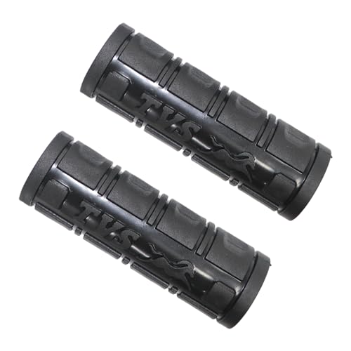 Image of TVS Scooty Handle Grip Cover (Model 2) Bike Handle Bar Good Grip to Rider All Weather Protection with Premium Virgin PVC Material |Anti Slip| Bike Riding Accessories - Black (Set of 2)