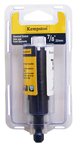 Kempston 88030 Kempston Diamond Hole Saw, 7/8" #TOP15