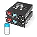Paoweric 48V 135Ah LiFePO4 Battery(2 Pack 48V 135Ah) - 3U Server Rack with Smart 100A BMS, Touch Screen & APP Control, 6912WH Energy, Ideal for Solar/Off-Grid Energy Storage