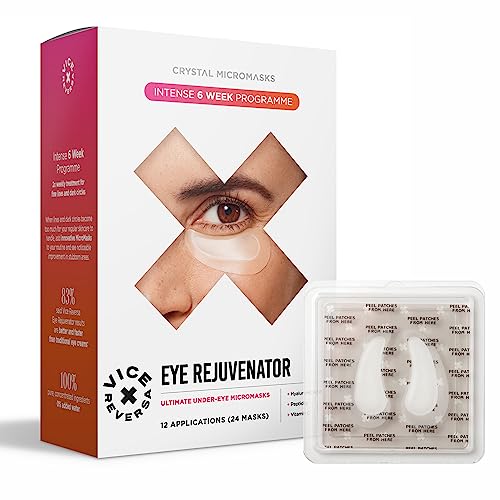 Patch anti-rides yeux à l'acide hyaluronique Vice Reversa hydratant éclat 12 paires