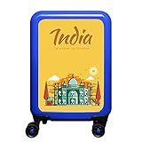 Die farbig abgesetzten Reißverschlüsse setzen das durchdachte auffällige Farbkonzept auch im hochwertigen Innenraum des Trolleys fort.