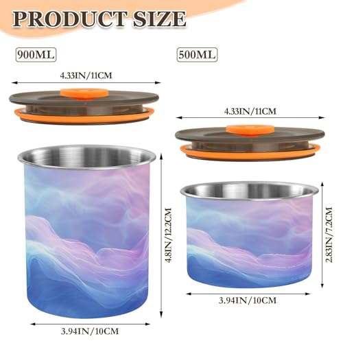 Contenedor de café hermético Blueangle acero inoxidable 500ml miniatura 2