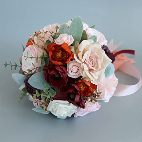 Bouquet de main de mariée de mariage simulation et photo - 5