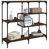 L'assemblage est requis Tomostar Table Console, Console Meuble Table d\'entrée de Couloir chêne Marron 103x32x95 cm Bois d\'ingénierie