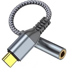 USB C to 3.5mm Jack,Type C to Headphone Adapter USBC to Car Aux Audio Earphone Speakers Cable Converter Compatible with Samsung Galaxy S22 S21 S20 Ultra Note 20, Huawei Mate 40/P30, Xiaomi 9 8 1