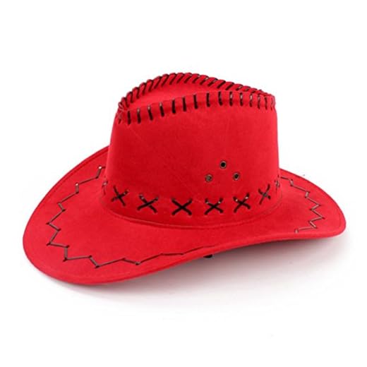 HMILYDYK Sombrero de vaquero del salvaje oeste con ala ancha, accesorio para disfraz
