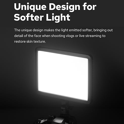 Foco LED bicolor 2800-6500K regulable con 8 efectos FX para grabación de video 2