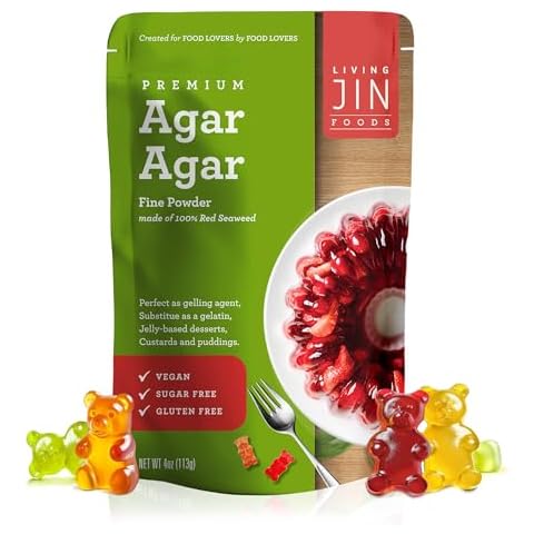 LIVING JIN Agar Agar Powder: A Vegan and Healthy Gelatin Substitute Cover
