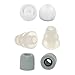 Extra Small - Earphones Plus brand replacement earphone tips 10 pair assortment: 4 memory foam earbuds, 4 triple flange ear tips, and 12 standard replacement ear cushions