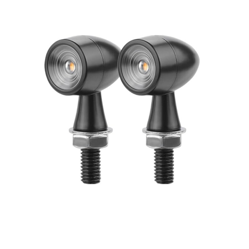 Clignotants de moto Bullet en alu pour rouler en sécurité sur votre Bobber Suzuki