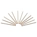 80mm 100pcs Palito de Madera Redondo Varilla de Modelo de Edificio 80mm...