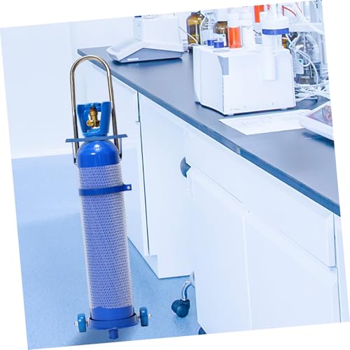 Support mural bouteille gaz fixation stable réservoir labo - 6