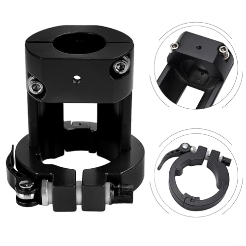 Abrazadera de base de poste plegable Xiaomi Pro roja para scooter 8