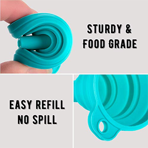 Mouthwash Dispenser Glass Decanter, 37Ounce Mouth Wash Pump Bottle