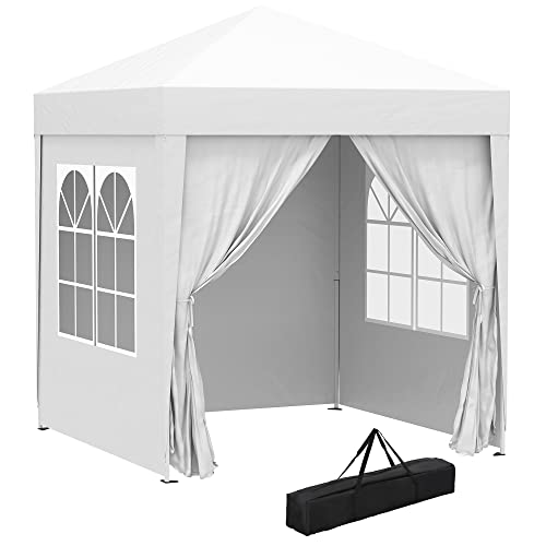 Outsunny 2m x 2m Garden Heavy Duty Pop Up Tent
