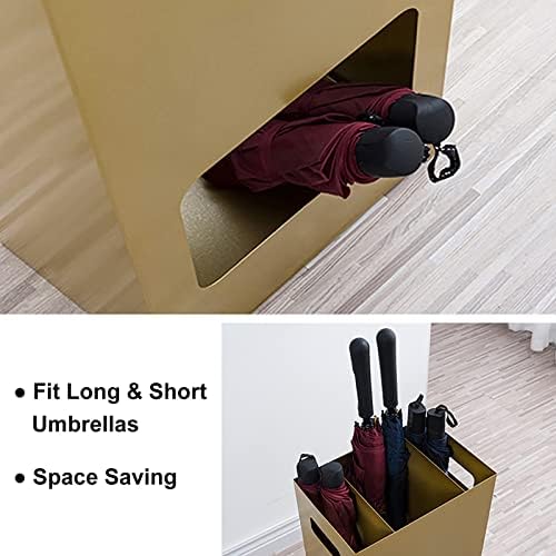 Metal with Carry Handle & Drip Tray - Organizer Rack for Home, Apartment, Office Entryway, Easy to Clean