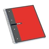 Marca: Enri Enri 100430089 - Cuaderno microperforado, Cuadricula de 5 x 5, 160 hojas, Multicolor