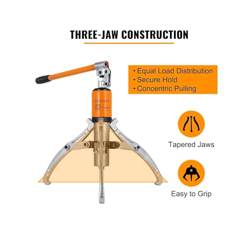 Image of VOLTZ Tools ‎VZ-HP-15TON N Hydraulic Pullers Gear Puller 3 Jaws Drawing Machine Wheel Bearing Puller Universal Hydraulic Tools 3 in 1