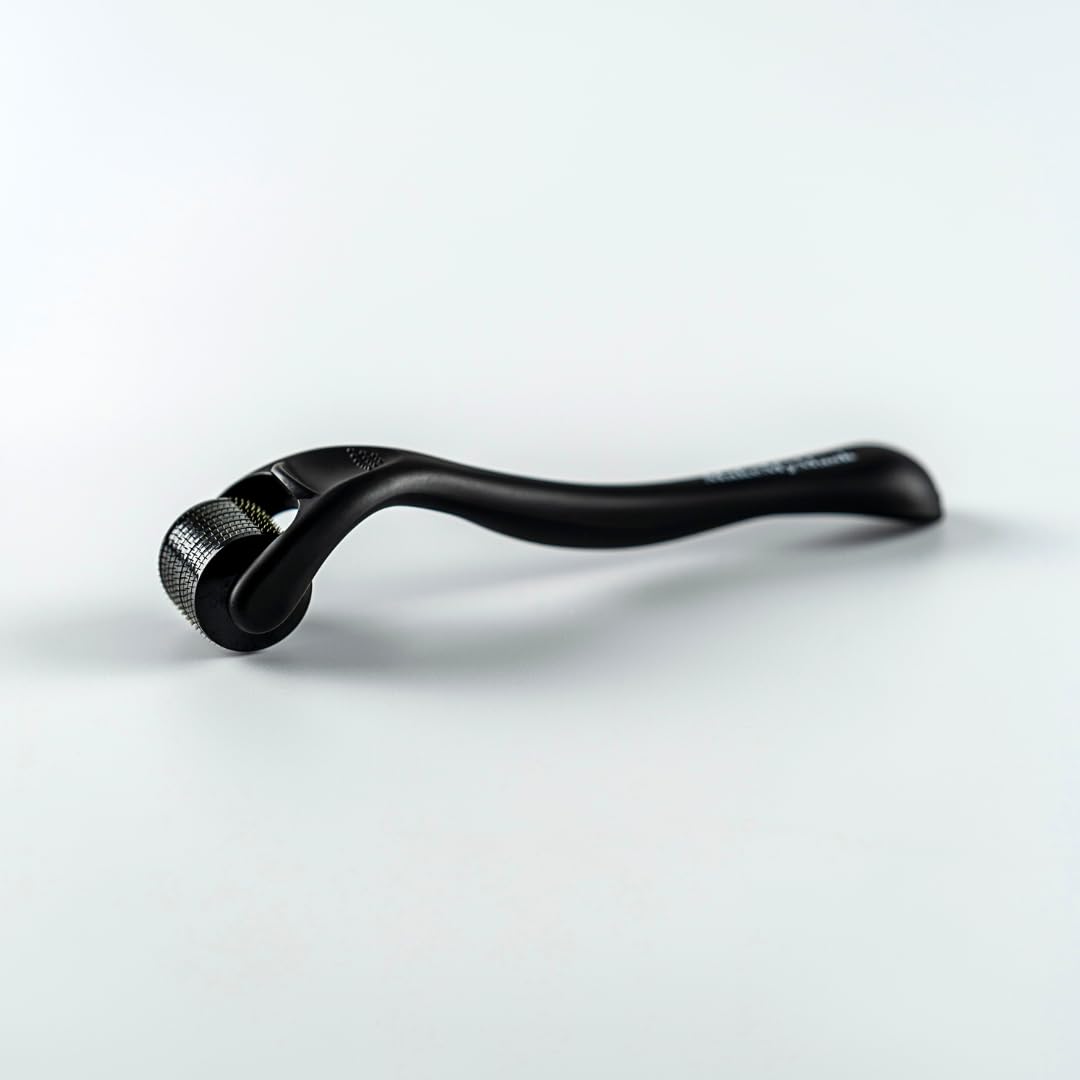 DermaRoller Hair | Hair Growth Roller | 540 Titanium Micro Needles | Trichological Quality | Fights Hair Loss | Regenerates Scalp | MakeMyMask