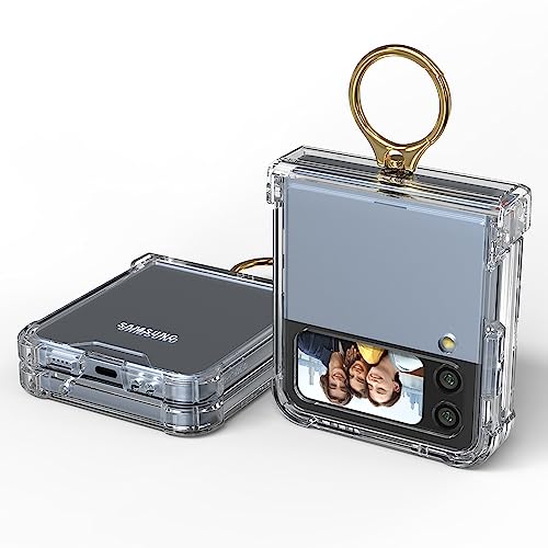 Eviter les chutes du Samsung Galaxy Z Flip4 avec cette coque transparente a anneau