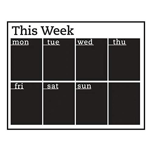 DIY Calendario de plan semanal pizarra...