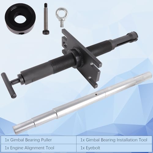 Image of Mercruiser Alignment Tool & Gimbal Bearing Puller Set - Engine Alignment for Alpha, Alpha 1, MR, Bravo, OMC, and Volvo