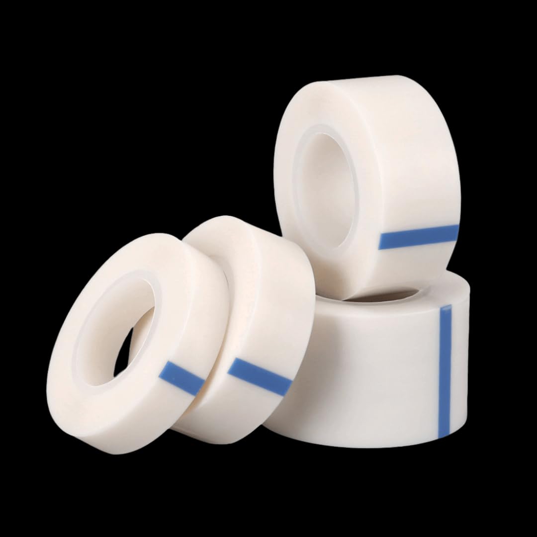 Cinta de película de PTFE - 10 m de longitud, adhesivo de una cara, blanca, resistente a productos químicos y al calor, 1 unidad(0.25mmx25mm)