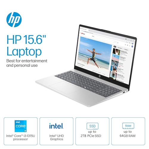 HP Laptop 15.6" Core i3 8GB RAM 256GB SSD Touchscreen miniatura 3