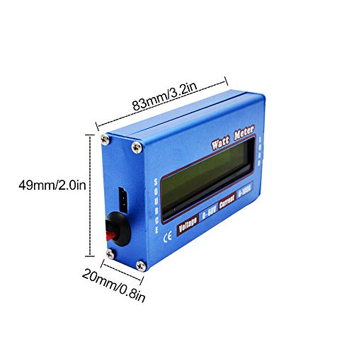 Image of MASO Simple DC Power Analyser 12V 24V Balance Voltage Watt Volt Amp Meter Solar Wind Analyzer Energy Monitor